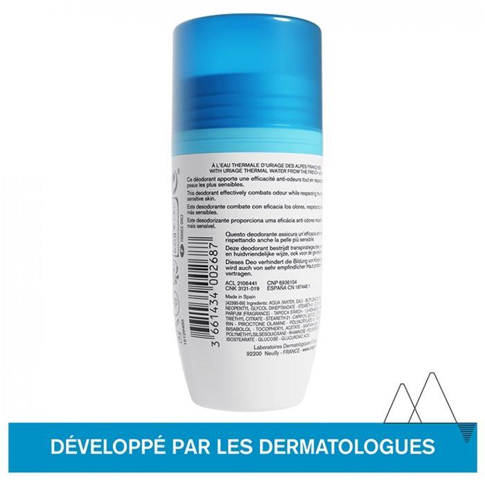 Déodorant - Uriage - Douceur Bille - 24H - Sans Sels D'aluminium - 50ml