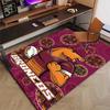 Brisbane Broncos Polyester Carpet, Soft Indoor Mat for Office Chair, Living Room, Computer Desk - Decorative Home Office Rug Design