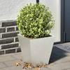 Vidaxl Garden Planters, 2 Pcs, 30X30X30 Cm, Stainless Steel