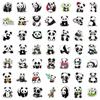50 Cute Panda Waterproof Stickers for Phones, Cups & Journals