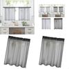 Semi-Transparents Voile Polyester Eyelet Curtain Transparents Curtain for Bedroom HX6C