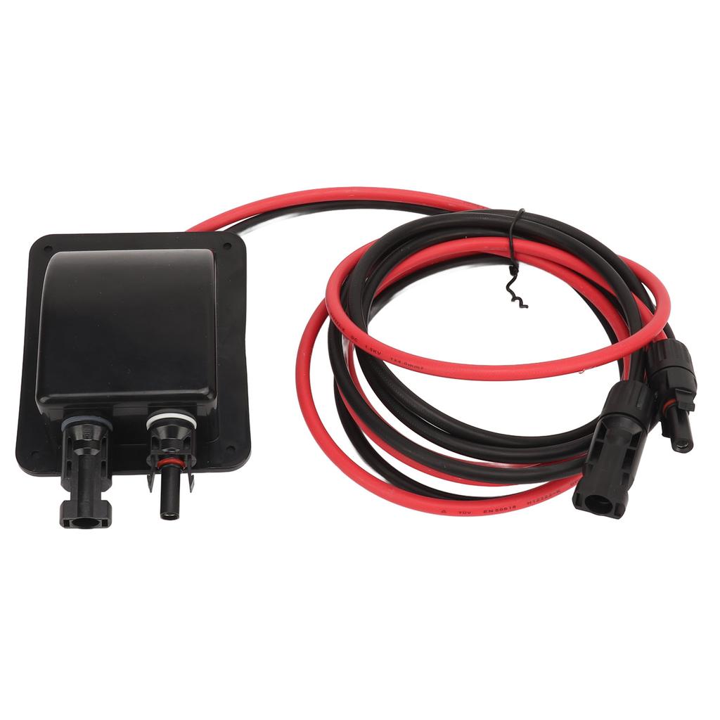 Solar Panel Wire with Connector Entry Gland Solar Adapter Extension Cable 2m 10AWG for Photovoltaic