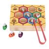 Clamp Bee Matching Game Toys Early Educational Learning Fine Motor Skill Toy for ChildrenClamp Bees