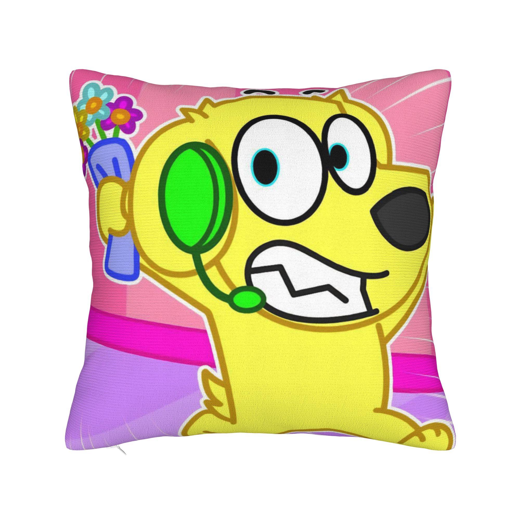Housse de Coussin Gaming Tylers And Snowi Polyester Housse de Coussin Décor Jeu Anime Housse de Coussin Jeté Maison Carré 40X40cm 45x45cm