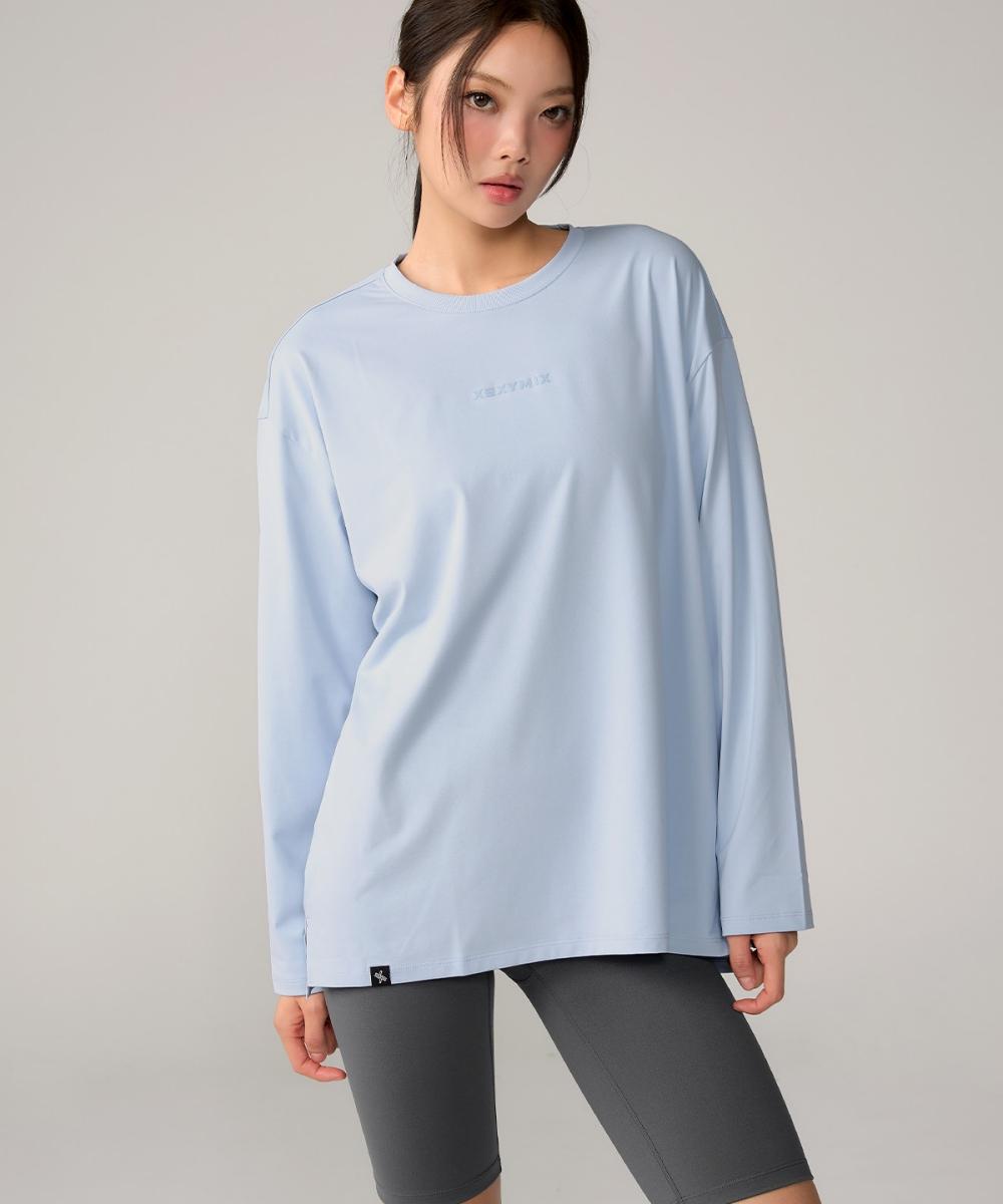 Xexymix Daily Feather Basic Long Sleeve Baby Blue Baby Blue/L