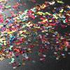 Colorful Nail Art Stickers with Stars & Letters - DIY Glitter Ornaments