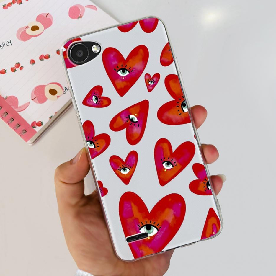 For LG Q6 Case M700 M703 Cute Painted Cover Soft Silicone Phone Case For LG Q6 Q6+ LGQ6 Back Cover Bumper For LG Q6 5.5'' Fundas