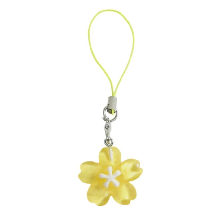 Breloc Dulce Floral cu Pandantiv Floare Rășină Plastic Lanyard Dulce Japonez pentru Telefon Cadou Pentru Prieten Elevi Adolescenți