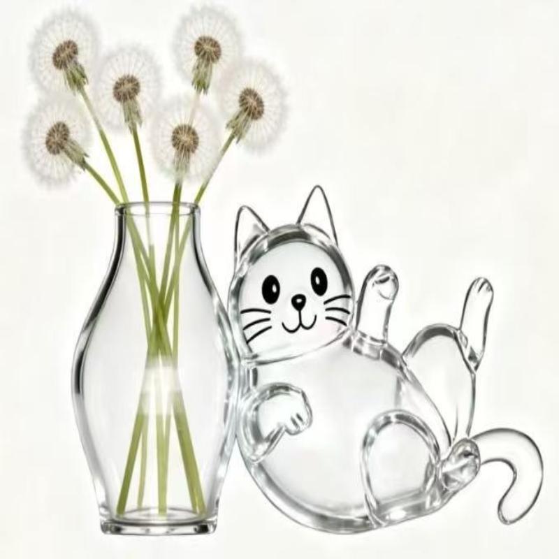 Transparente Katzenhaare Aufbewahrung Kühlschrankmagnete Haustierfell Andenken Kapsel DIY Souvenirs Katzen Schnurrhaare Sammler Kühlschrankmagnet