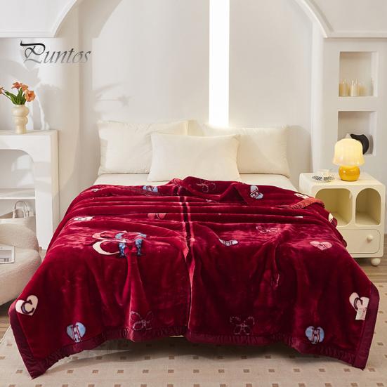 Flanelltekk Paksendatud lilletrükk Kahekihiline soojust säilitav Lihtne hooldamine Masinaga pestav Maksimaalne mugavus, pööratav, eriti suur talv