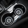 2Pcs Car Anti Slip Coaster Anti-noise Water Cup Pad Cushion Car Styling For Nissan Nismo X-trail Almera Qashqai Tiida Teana