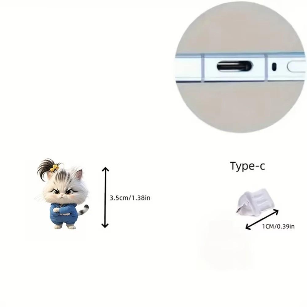 Cartoon Design Animal Dust Plug Pendant for Iphone/Android Phone Decoration