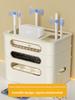 Wireless Router Storage Box TV Box Organizer Cable Management PVC Holder Living Room Solution TV Wall Mount Shelf