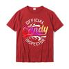Funny Halloween Retro Vintage Candy Inspector Costume Tshirt Casual Tops  Tees Cotton Unisex Top Tshirts Casual Prevailing