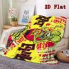 Rat Fink 2D Flat Pattern Flannel Blanket High quality All Seasons Warmth and Comfort Perfect for Christmas Gifts.MMT0918163