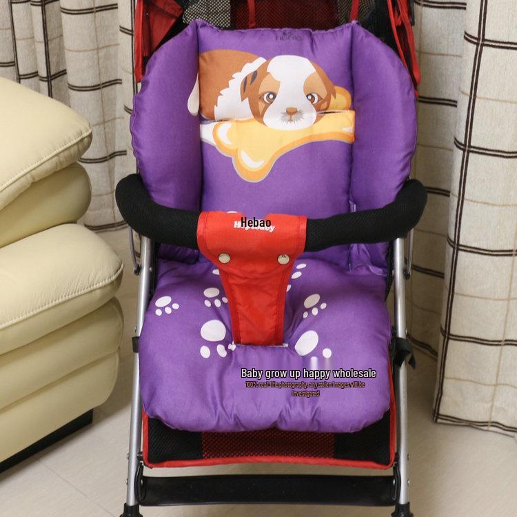 

Универсальная толстая подушка из чистого хлопка для детской коляски и стульчика для кормления 69x34 cm