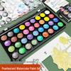 Huideler Perle 36-Farben Waschbares Aquarellfarben-Set für Anfänger & Profis