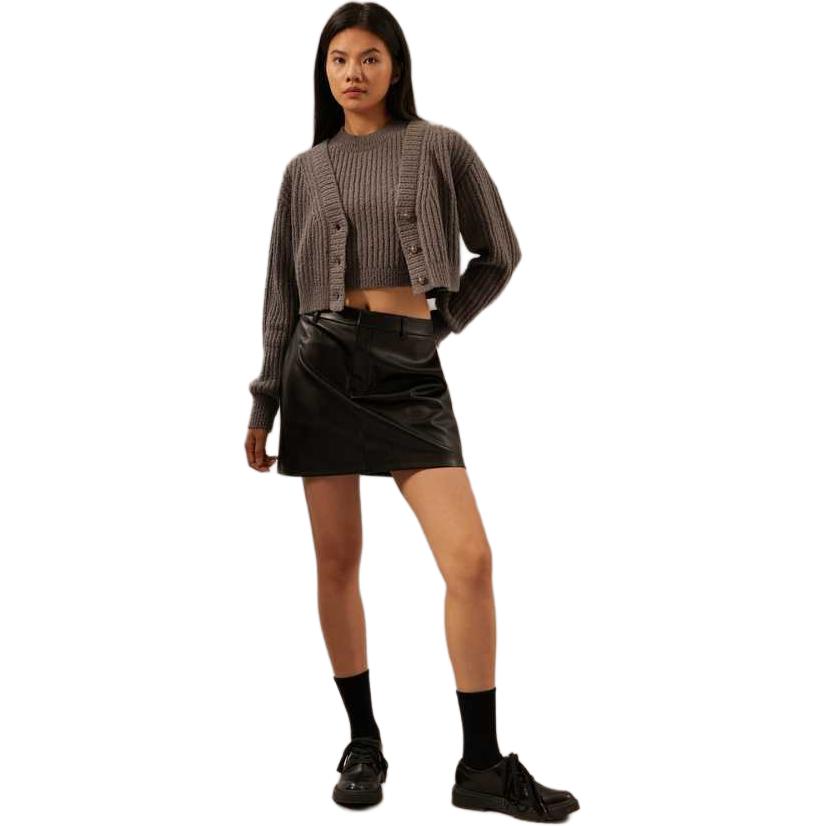 Calvin Klein Trendy Street A-Line Mini Casual Skirt Women skirts Space-Black J224190