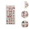 Christmas Advent Calendar Hanging Advent Calendar 24 Pockets Empty Fillable Advent Calendar for Holiday Door Wall Office Bedroom