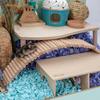 Wood Hamster Suspension Bridge Toy, Long Climbing Ladder for Dwarf Hamster Mice Mouse Gerbils and Other Small Animals