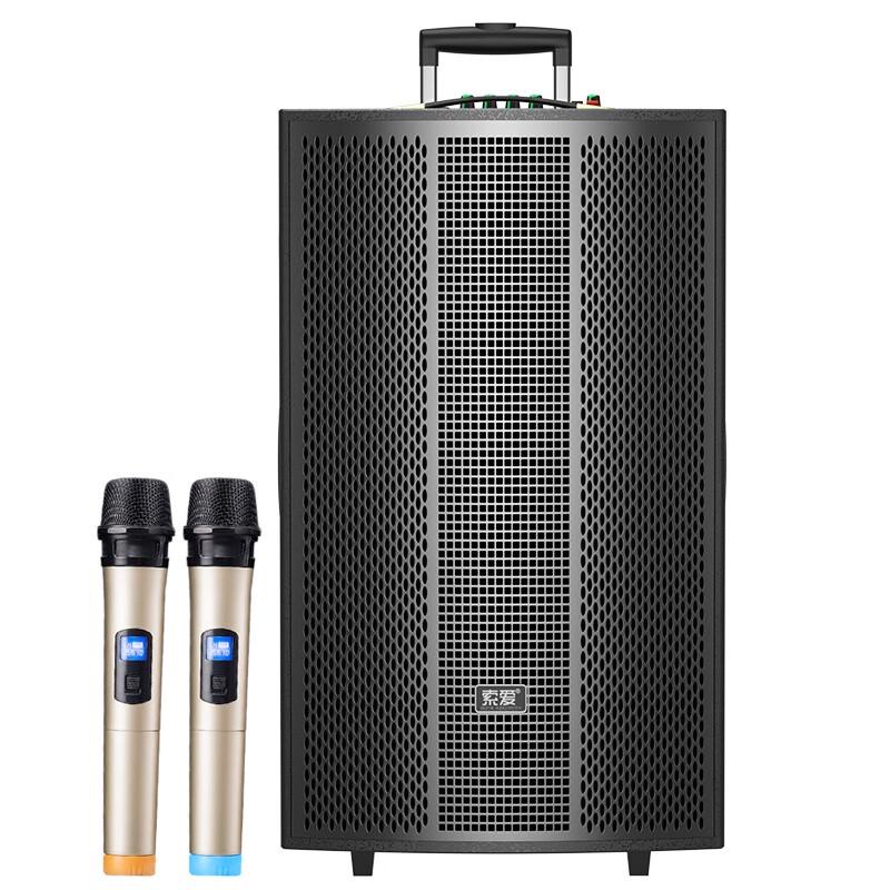 Soaiy SA-X87 15-inch High Power Portable Bluetooth KTV Speaker