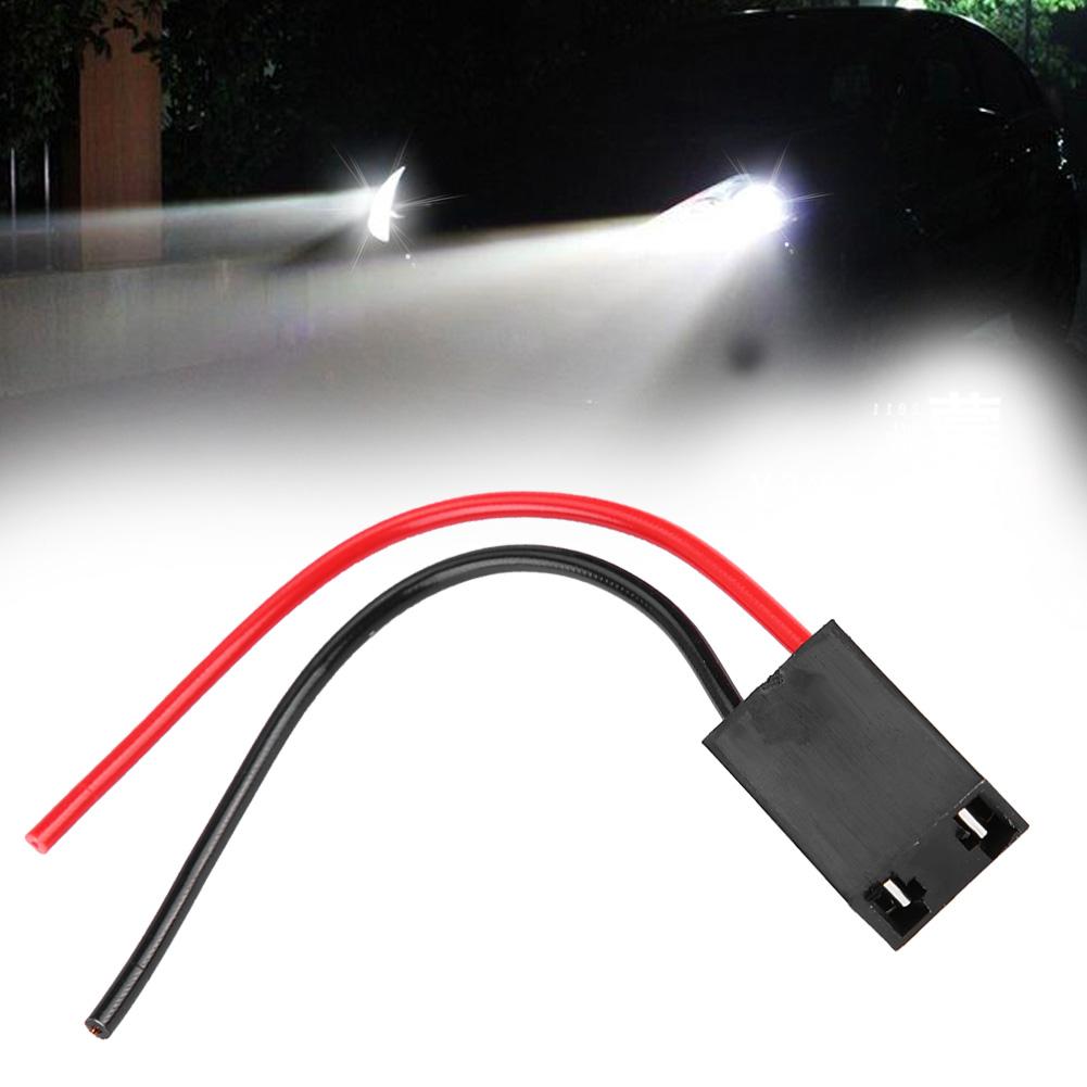 H7 Headlight Fog Lamp Wiring Harness Female Sockets Plug Ceramic Connector Adapter