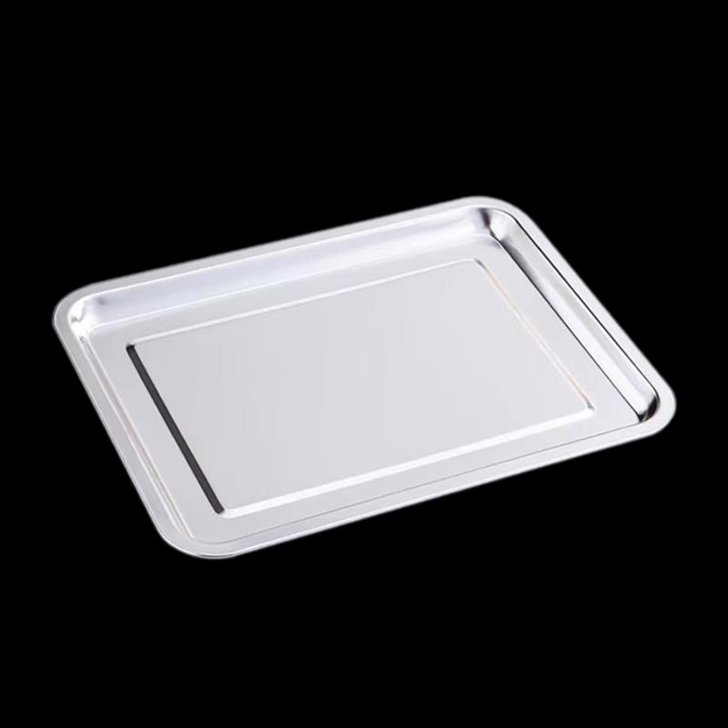 304 Stainless Steel Rectangular Serving Tray