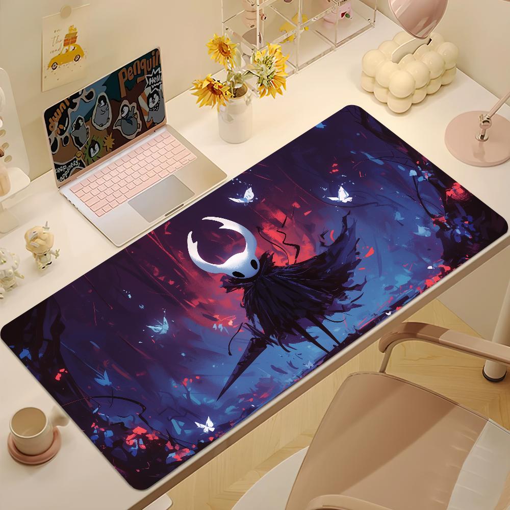 Game H-Hollow Knight Mouse Pad Desk Mat Large Non-slip Anti-fray Keyboard Ergonomic Office Rubber PC Home Custom