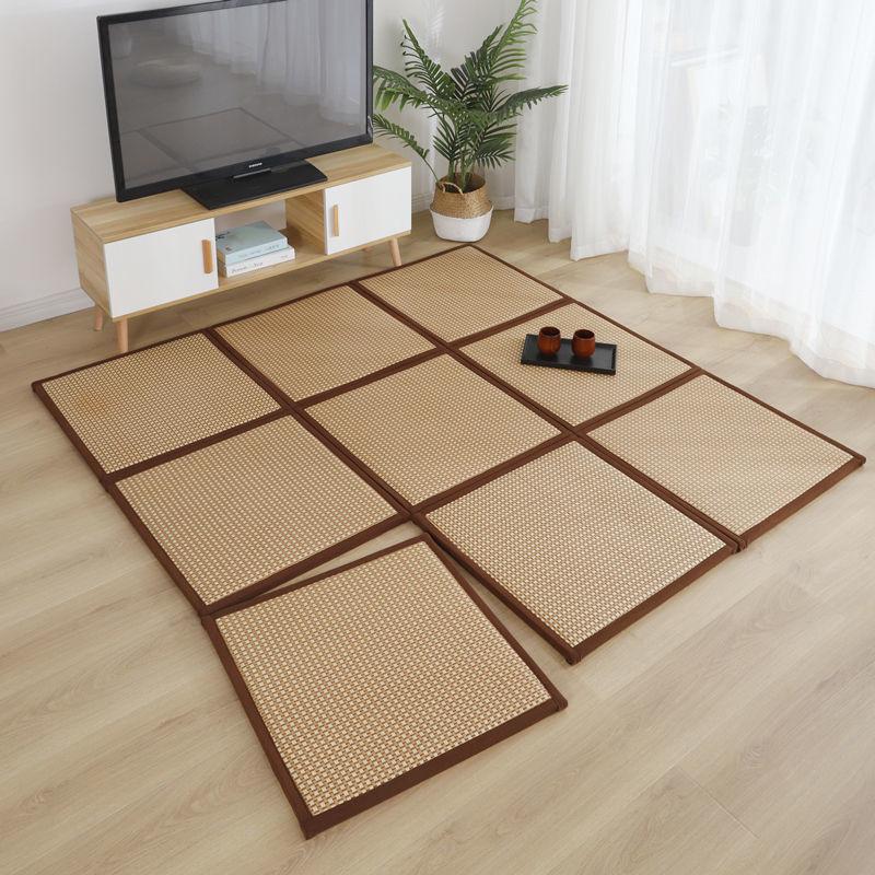 Japanese Rattan Tatami Cool Mat: Summer Crawling and Floor Mat for Kids - Ideal for Living Room, Balcony, Bedroom