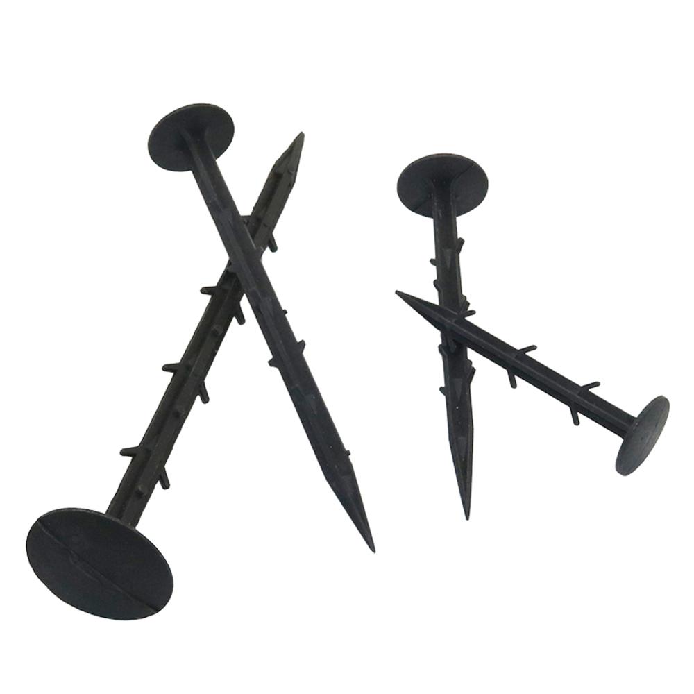 Garden Plastic Ground Stakes Nails 11cm/16cm/20cm/25cm Mulch Shading Anti-Pest Cloth Fixed Nails Plants Support Supplies 20Pcs
