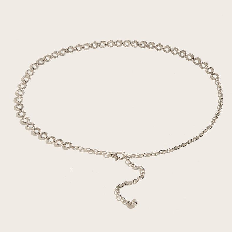 Shaped Design O Waist Chain Women Clothing Skirt Belt Jewelry Fashion Gifts