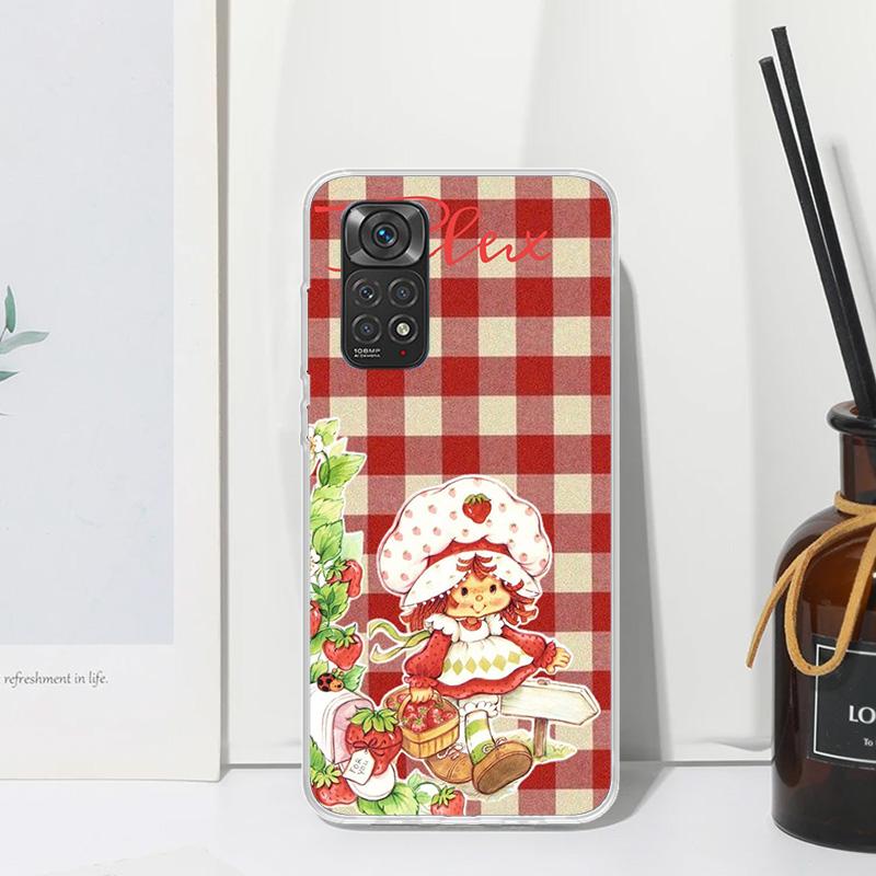 

Strawberry Cute Girl Cartoon Phone Case For Xiaomi Redmi Note 15 13 14S 14 Pro Plus 12S 11S 10S 12 11E 10 11T Art Fundas Back Co Note 13 Pro Plus