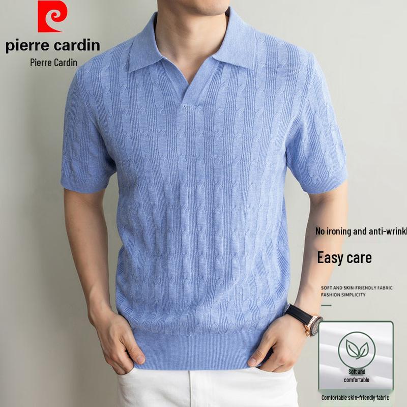 

Pierre Cardin Men s Summer Knit Polo T-Shirt 2XL