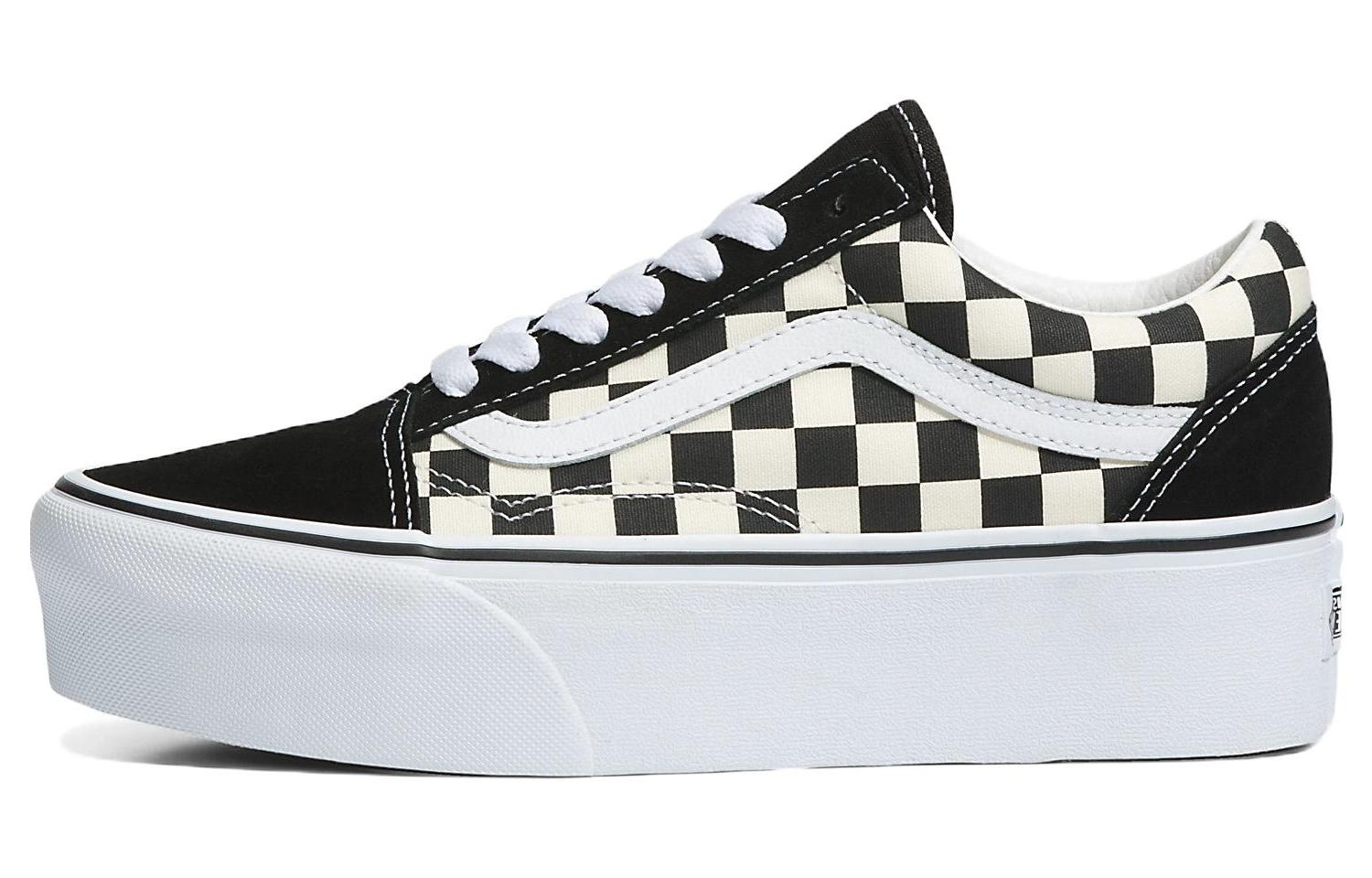 Vans Old Skool Stackform Клетка  Черный Белый  VN0A7Q5MTYQ 37