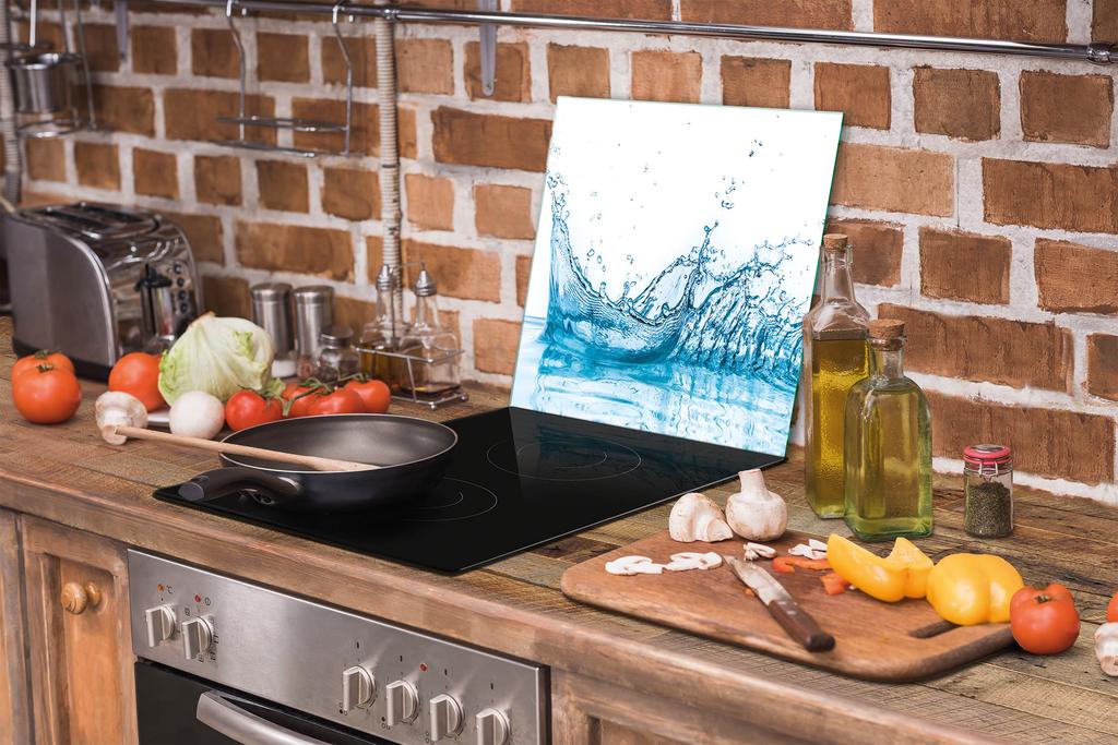 SZKLANA DESKA DO KROJENIA 52x40 WODA