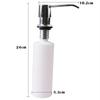 Sink Soap Dispenser Built-in Design Liquid Bottle Kitchen Stainless Steel Convenience Tools Head Hand Press Dispenser Bottle
