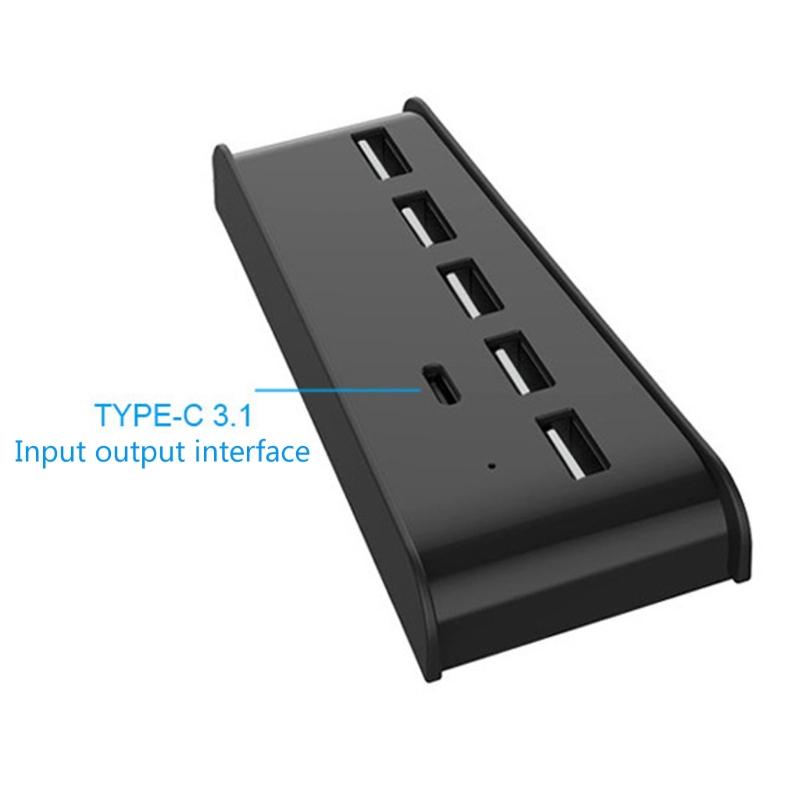 4-Port USB 2.0 HUB high-speed Transmission Extender HUB Converter TYPE-C 3.1 Interface Splitter for P5 DE/ UHD Console