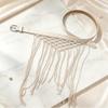 Braided Tassel Belt Accessories Woven Hollow Bohemian Jeans Dress Women's Belt