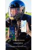2025 Bluetooth 5.3 Motorcycle Helmet Headset with LED Lights, Waterproof Wireless Intercom