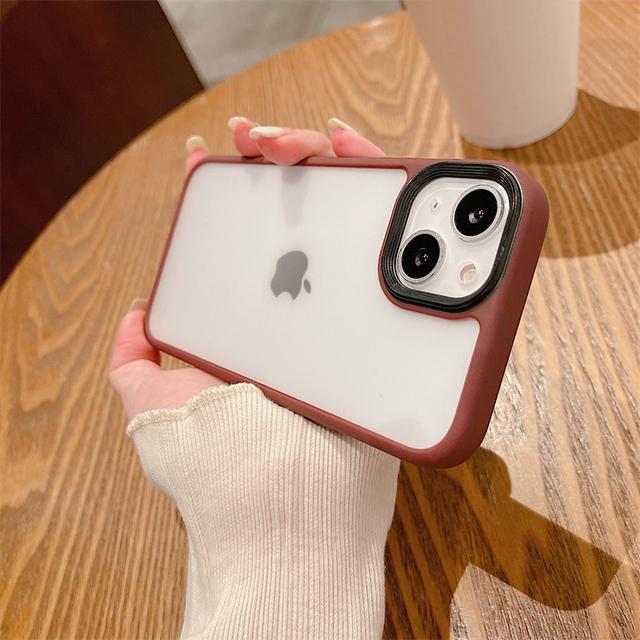 Shockproof Matte Transparent Case For Iphone 13 12 11 Pro Max X Xr Xs Soft Silicone Armor Bumper Back Cover For Iphone 13pro Max