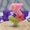 Creative Design Birthday Cake Frangipani Digital Candle Independent Packaging Party Decoration Handmade DIY Candle