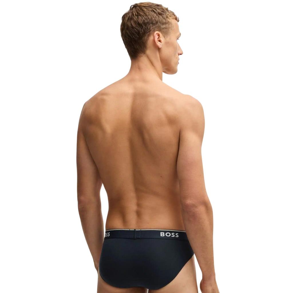 BOSS Mens Power Stretch Briefs (Pack of 3)