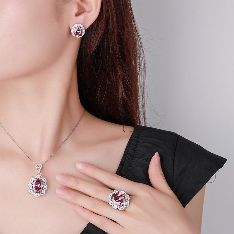 Schmuck Simulation Vogelnest Schliff Trockene Rose Eiförmig Temperament Set 13 * 18-10-12