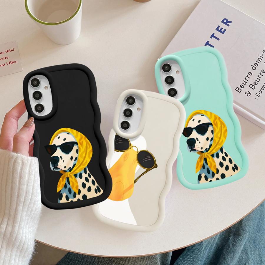 Case for Samsung Galaxy A12 A14 A15 A21s A16 A52 A11 A13 Soft Phone Cover A53 A22 A06 A05 A03 A04 A23 A33 Cartoon Dog Duck