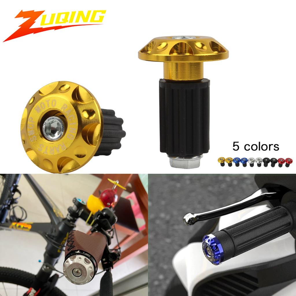 5 Color Motorcycle Handlebar End Plug Grip 16-18MM Handlebar Plug Cover Slider Motorbike For KTM Honda Yamaha