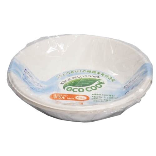 Ecocook Bowls, 18cm, Pack of 6, EC-504