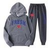 2025 Cross Love Heart Print Y2K Hoodie Sweatshirt Pullover - Plus Velvet Thickened Style