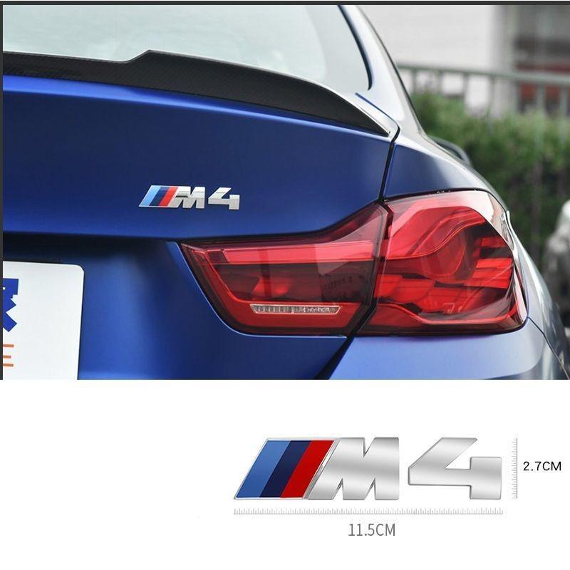 BBKI7 3D Emblem Car Fender Side Rear Trunk Badge M Logo Sticker Number Decal For BMW M1 M2 M3 M4 M5 M6 M7 Performance Auto Accessories