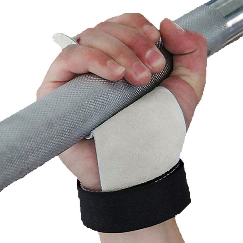 Hand Grip Synthetic Leather Gymnastics Palm Guard Protectors Glove Pull Up Bar Weight Lifting Glove