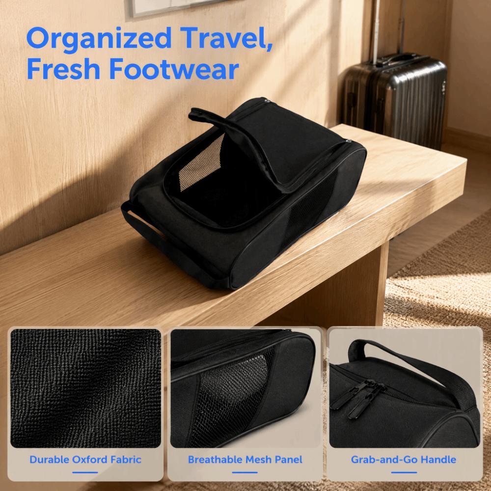 Easy To Clean Golf Shoe Storage Bag Ample Space Portable Shoe Bag Shoe Carry Bag For Sports